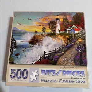 Bits and Pieces Lighthouse Park 500-Piece Puzzle